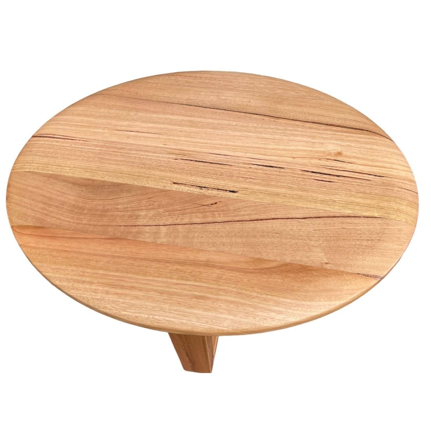 AVALON SOLID TASMANIAN OAK ROUND LAMP TABLE/SIDE TABLE 60CM DIAMETER - MyChocolateWood