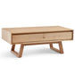 AVALON SOLID TASSIE OAK COFFEE TABLE 120CM - MyChocolateWood