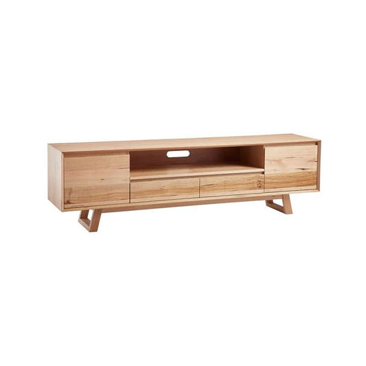 AVALON TASSIE OAK TV UNIT ETU 2 DOORS 2 DRAWERS 210CM - MyChocolateWood