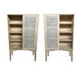 BAHAMAS CABINET CUPBOARD SLIDING RATTAN DOORS/ NATURAL OAKWOOD COLOUR - MyChocolateWood