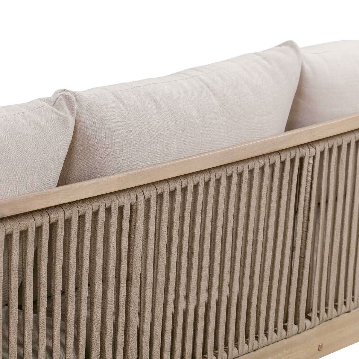 BAILEY ACACIA WOOD & ROPE 3-SEATER OUTDOOR SOFA - MyChocolateWood