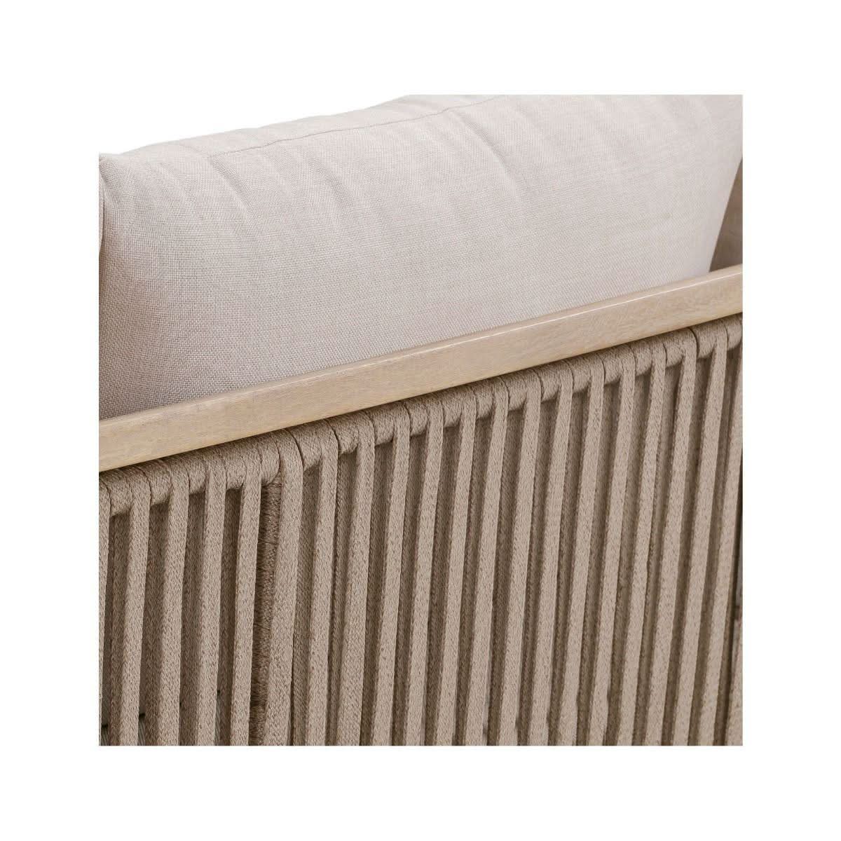 BAILEY ACACIA WOOD & ROPE 4 - PIECE OUTDOORS SETTING - MyChocolateWood