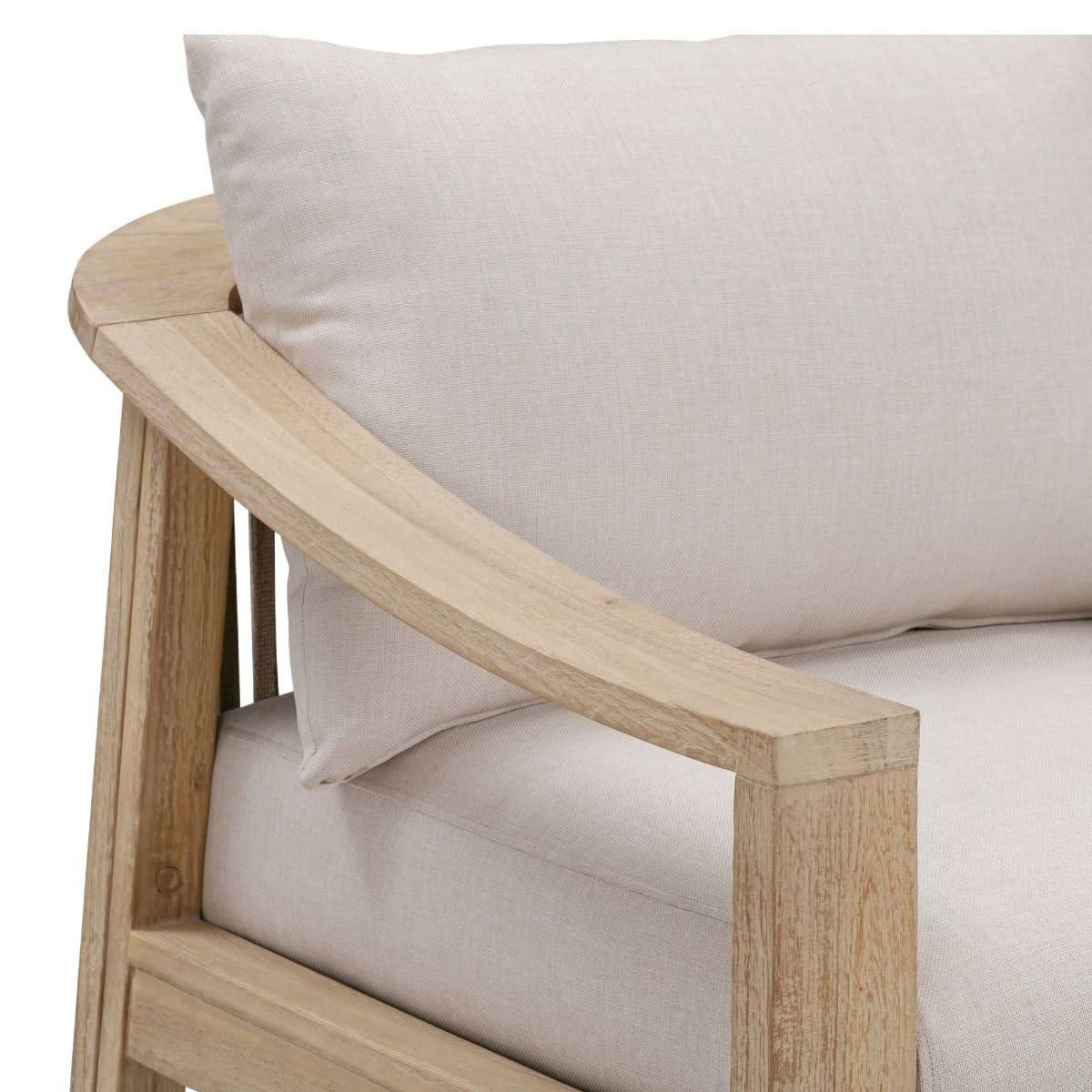 BAILEY ACACIA WOOD & ROPE OUTDOORS ARMCHAIR - MyChocolateWood