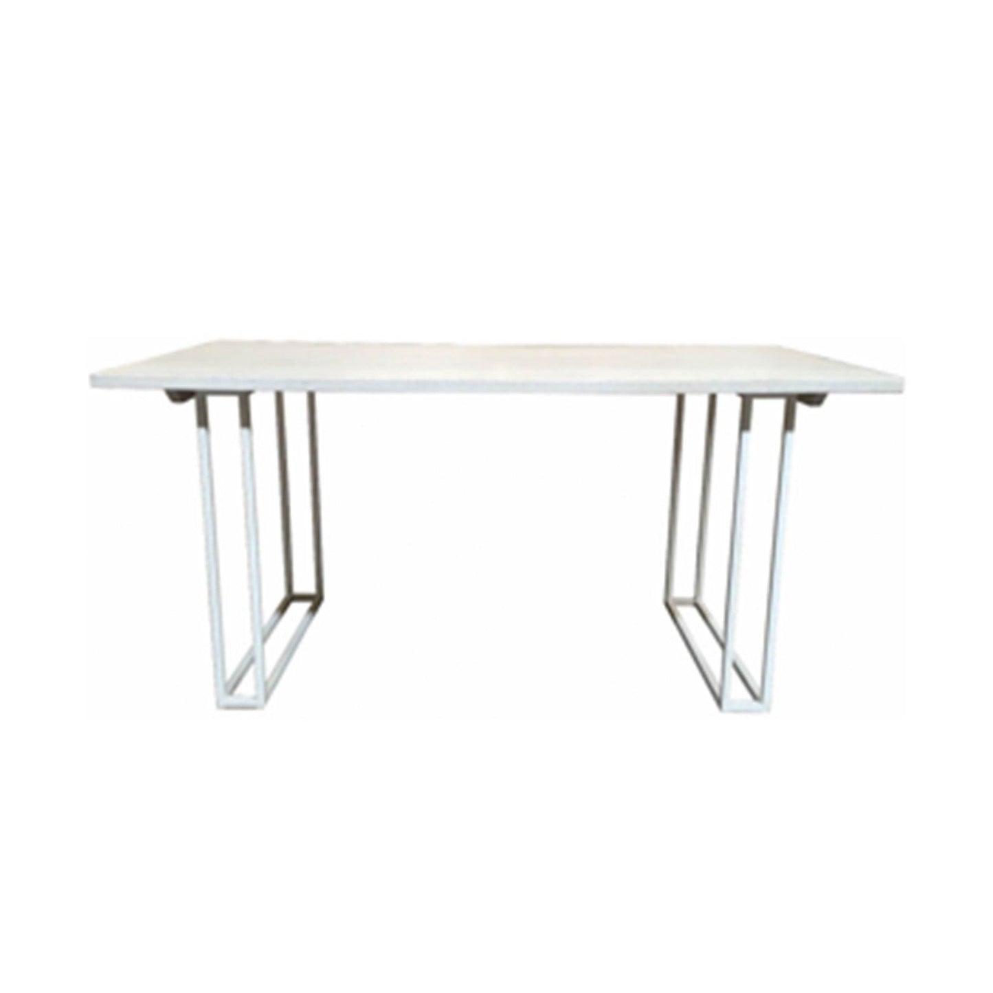 BALMORAL 180CM DISTRESSED WHITE DINING TABLE