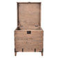 BASIL OLD ELM TRUNK SIDE TABLE LAMP TABLE NATURAL - MyChocolateWood