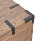 BASIL OLD ELM TRUNK SIDE TABLE LAMP TABLE NATURAL - MyChocolateWood