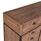 BASIL RECLAIMED OAK & IRON SIDEBOARD BUFFET 3 DRAWERS 3 DOORS LIGHT NATURAL (Copy) - MyChocolateWood