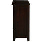 BENEDICT SOLID MAHOGANY TIMBER BEDSIDE TABLE WITH 1 DRAWER & 1 SHELF IN CHOCOLATE - MyChocolateWood