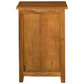 Benedict solid mahogany timber bedside table with one drawer and shelf in light pecan finish by MyChocolateWood