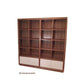BENJAMIN AUSTRALIAN CUSTOM-MADE TASSIE OAK 2 PIECE CUBE BOOKCASE - MyChocolateWood