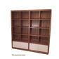 BENJAMIN AUSTRALIAN CUSTOM-MADE TASSIE OAK 2 PIECE CUBE BOOKCASE - MyChocolateWood