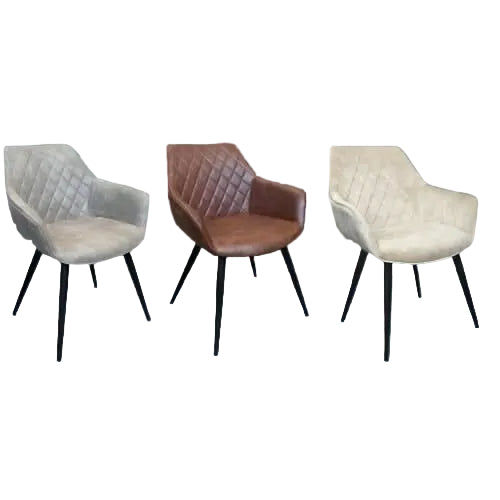 BENNETT CAMEL COLOURED ARMCHAIR LOUNGE CHAIR EASY CHAIR SET OF 2 - MyChocolateWood