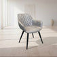 BENNETT CAMEL COLOURED ARMCHAIR LOUNGE CHAIR EASY CHAIR SET OF 2 - MyChocolateWood