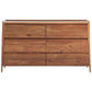 BENTLEIGH 6 DRAWER DRESSER IN BLACKWOOD TIMBER - MyChocolateWood