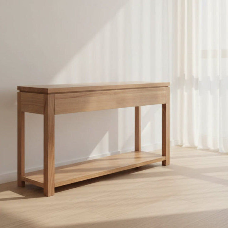BERKLEY TASSIE OAK CONSOLE TABLE WITH 2 DRAWERS CUSTOM MADE IN AUSTRALIA - MyChocolateWood