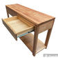 BERKLEY VICTORIAN ASH CONSOLE TABLE WITH 2 DRAWERS CUSTOM MADE IN AUSTRALIA - MyChocolateWood