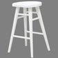 BERONA SOLID MAHOGANY COUNTER STOOL WHITE - MyChocolateWood
