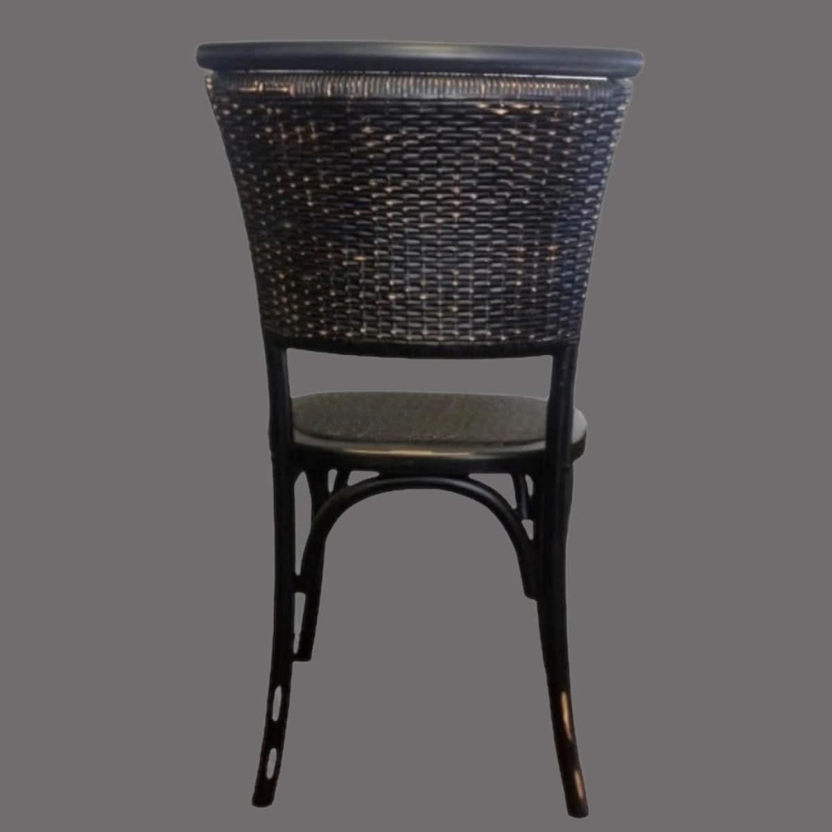 BERRY PROVINCIAL RUSTIC DINING CHAIR IN BLACK - MyChocolateWood