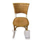 Berry Provincial Rustic Dining Chair in Natural - Chocolate Wood
