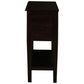 BIRKDALE 3 DRAWER SIDE TABLE/WITH SHELF IN SOLID MAHOGANY- CHOCOLATE - MyChocolateWood
