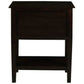 BIRKDALE 3 DRAWER SIDE TABLE/WITH SHELF IN SOLID MAHOGANY- CHOCOLATE - MyChocolateWood