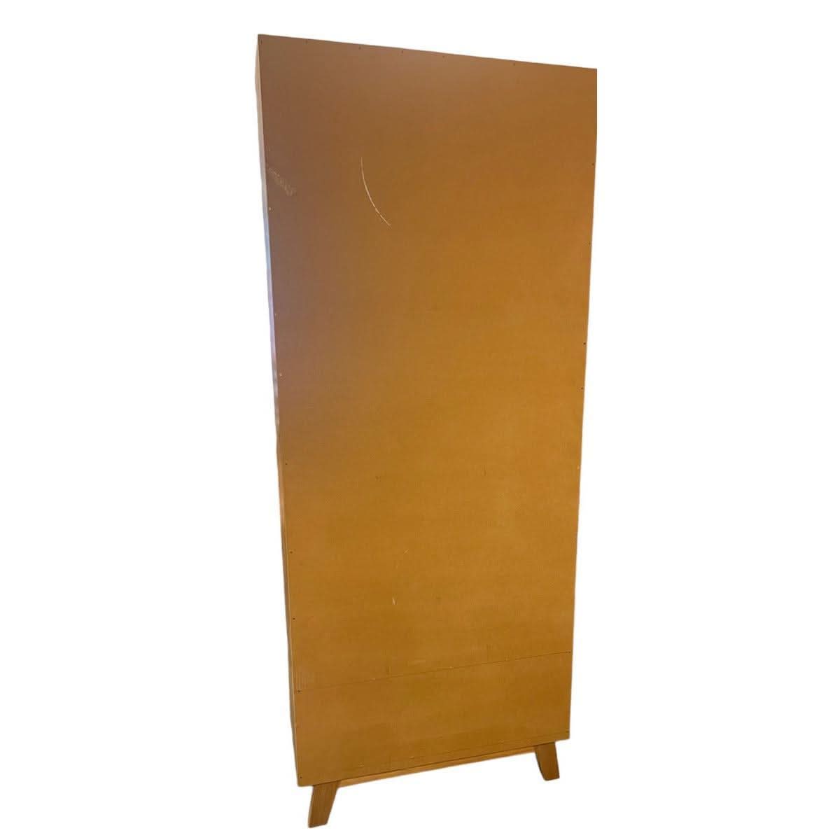 BLOOMFIELD TASSIE OAK BOOKCASE IN CLEAR LACQUER - MyChocolateWood