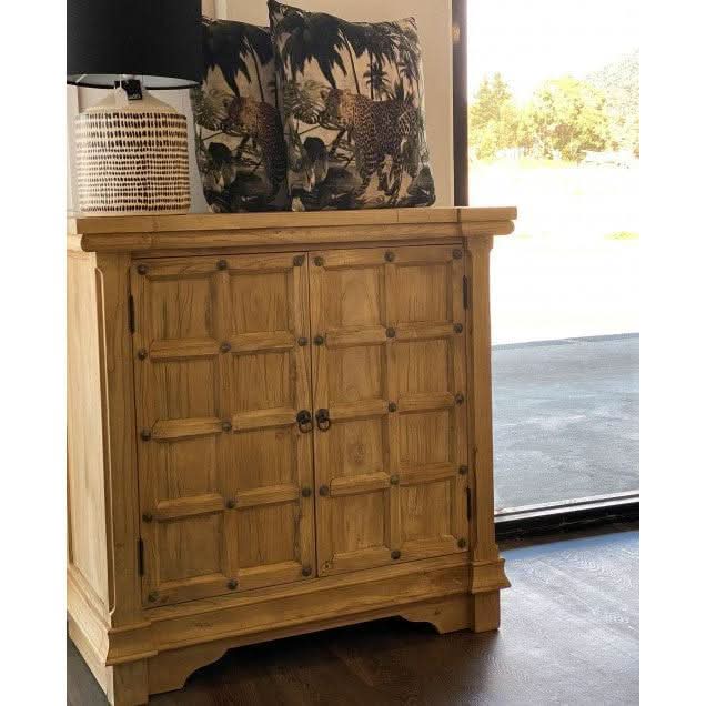 BORDEAUX 2 DOOR CABINET IN RECLAIMED ELM - MyChocolateWood