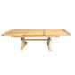 BORDEAUX EXTENSION DINING TABLE IN RECLAIMED ELM - MyChocolateWood