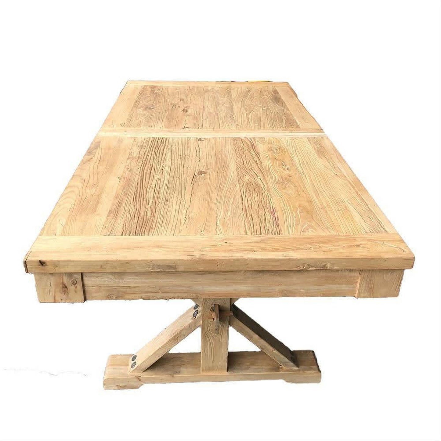 BORDEAUX EXTENSION DINING TABLE IN RECLAIMED ELM