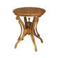 BORIS SOLID MAHOGNAY SIDE/WINE TABLE IN LIGHT PECAN - MyChocolateWood