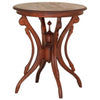 BORIS SOLID MAHOGNAY SIDE/WINE TABLE IN MAHOGANY