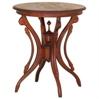 BORIS SOLID MAHOGNAY SIDE/WINE TABLE IN MAHOGANY