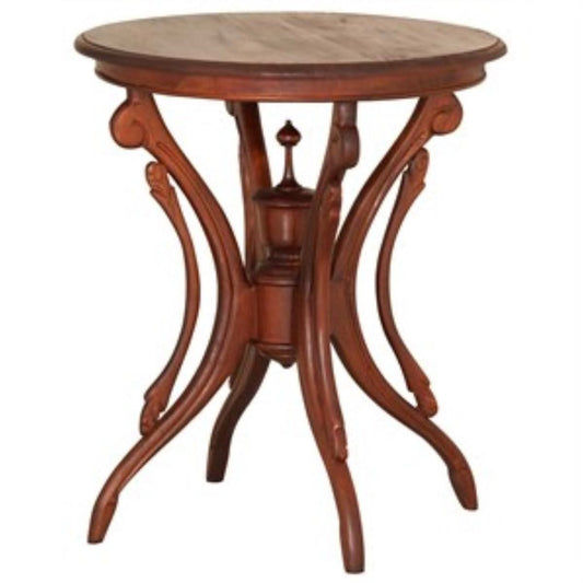 BORIS SOLID MAHOGNAY SIDE/WINE TABLE IN MAHOGANY - MyChocolateWood