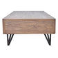 BOSWORTH OLD ELM PHARMACY COFFEE TABLE BLACK & NATURAL - MyChocolateWood