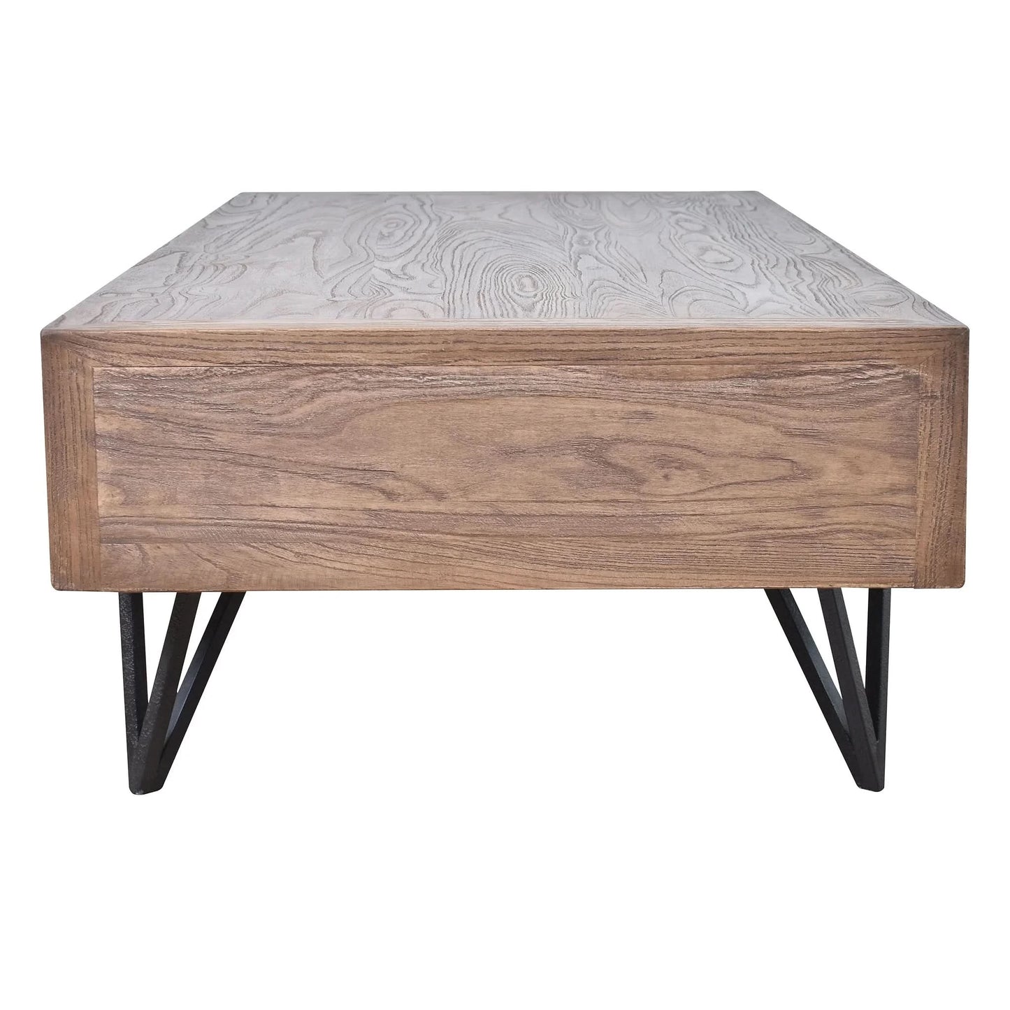 BOSWORTH OLD ELM PHARMACY COFFEE TABLE BLACK & NATURAL - MyChocolateWood