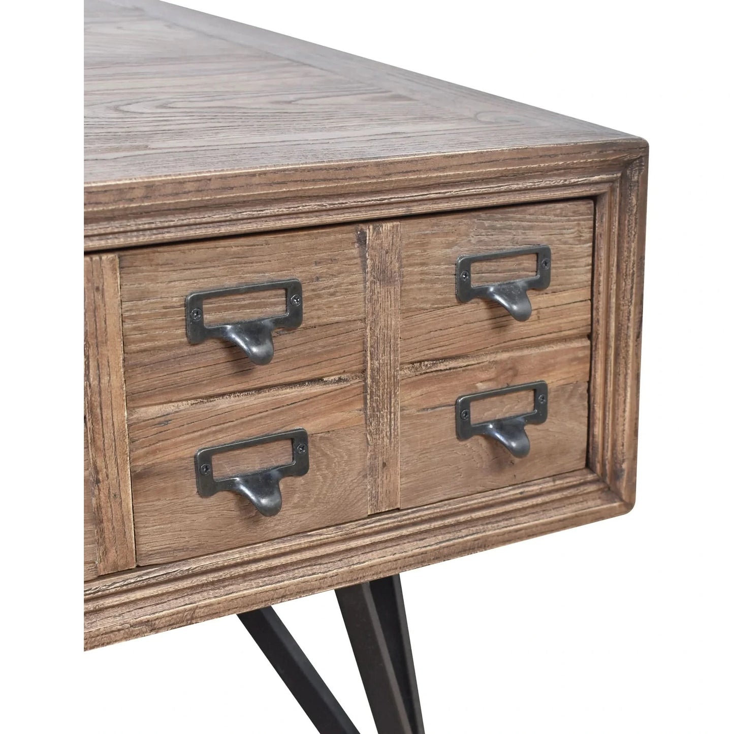 BOSWORTH OLD ELM PHARMACY COFFEE TABLE BLACK & NATURAL