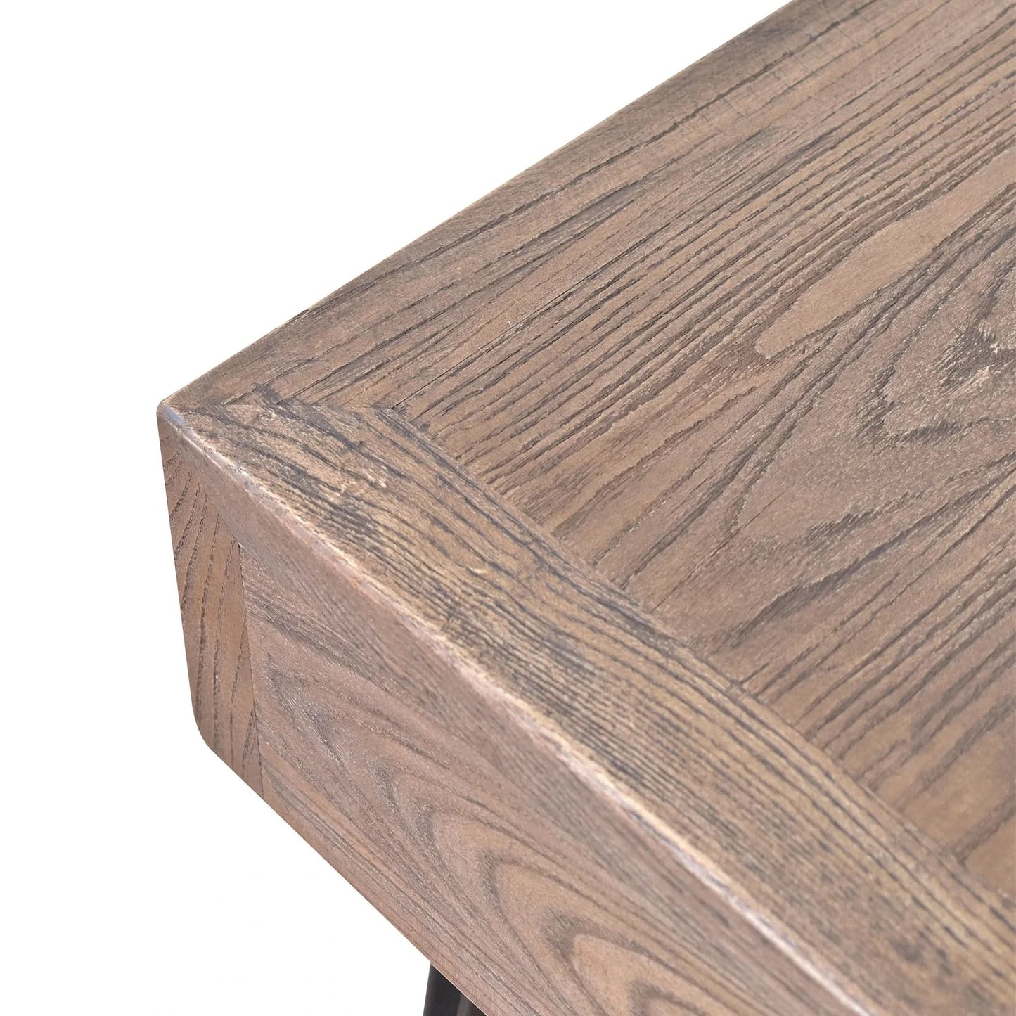 BOSWORTH OLD ELM PHARMACY HOME OFFICE DESK BLACK & NATURAL - MyChocolateWood