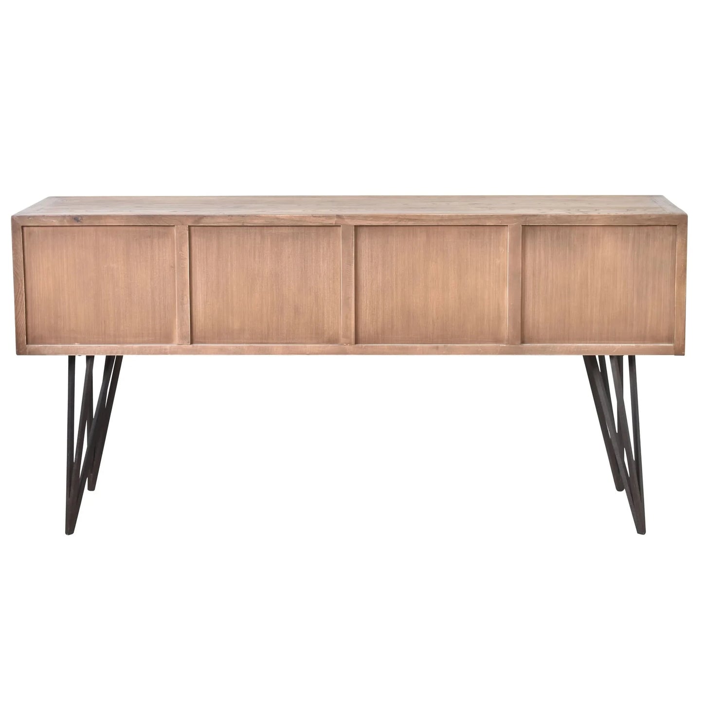 BOSWORTH OLD ELM PHARMACY SIDEBOARD/BUFFET BLACK & NATURAL