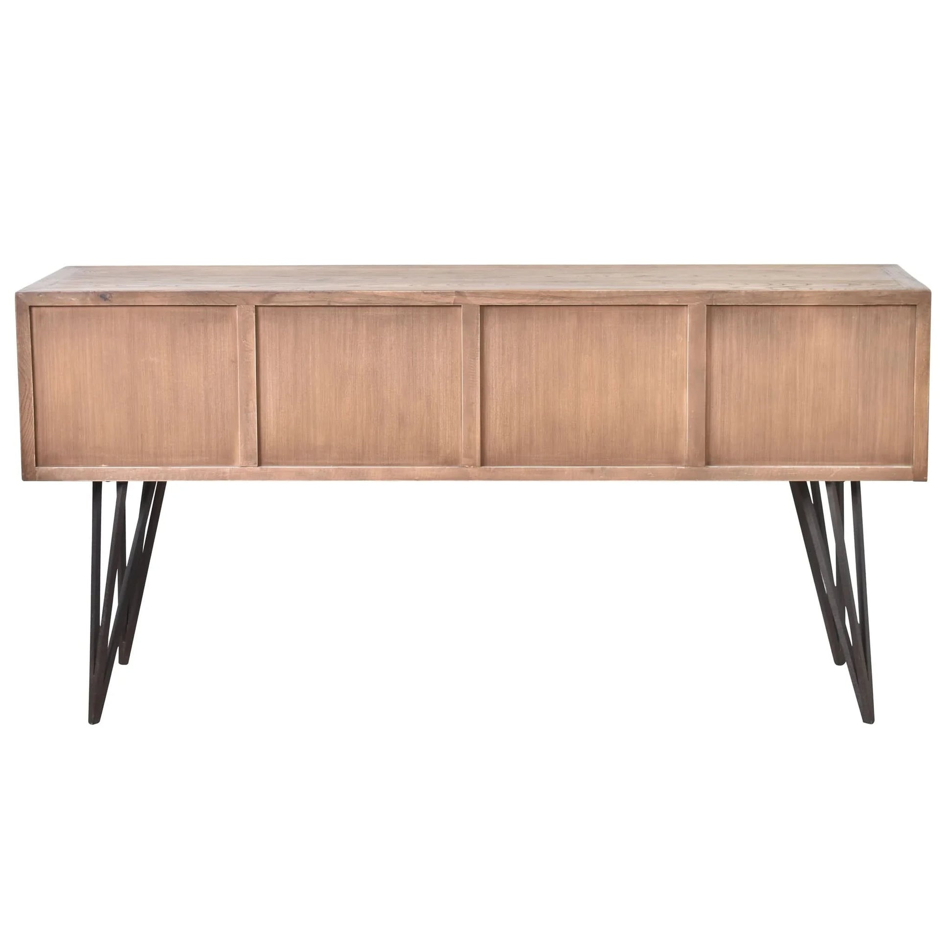 BOSWORTH OLD ELM PHARMACY SIDEBOARD/BUFFET  BLACK & NATURAL - MyChocolateWood