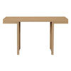 Brentwood Solid Mindi Timber Console Table / Hall Table 130cm in Natural - Chocolate Wood