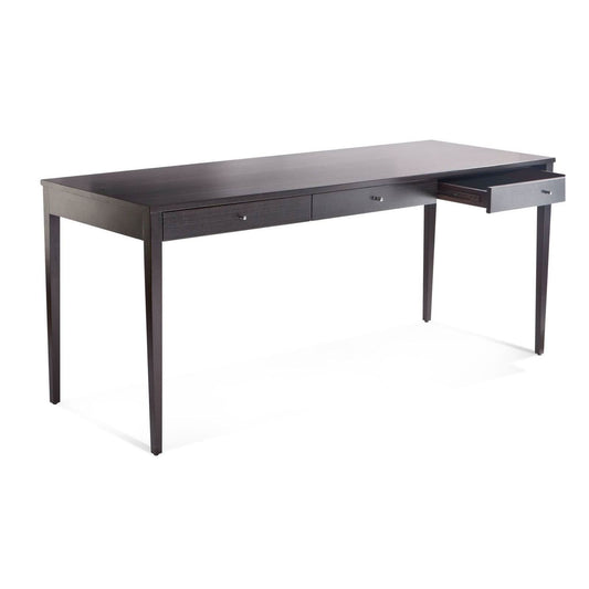 BRICE SOLID TASSIE OAK STUDY DESK WITH PENCIL STYLE DRAWERS - MyChocolateWood