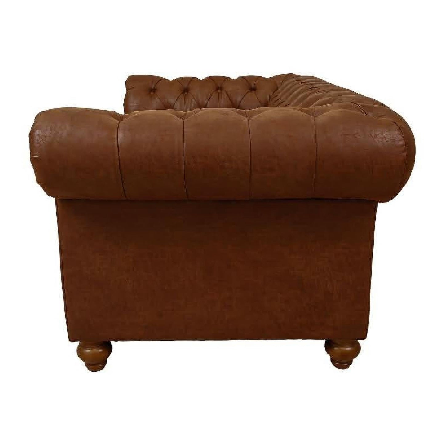 BRIGHTON FABRIC ARMCHAIR IN TAN