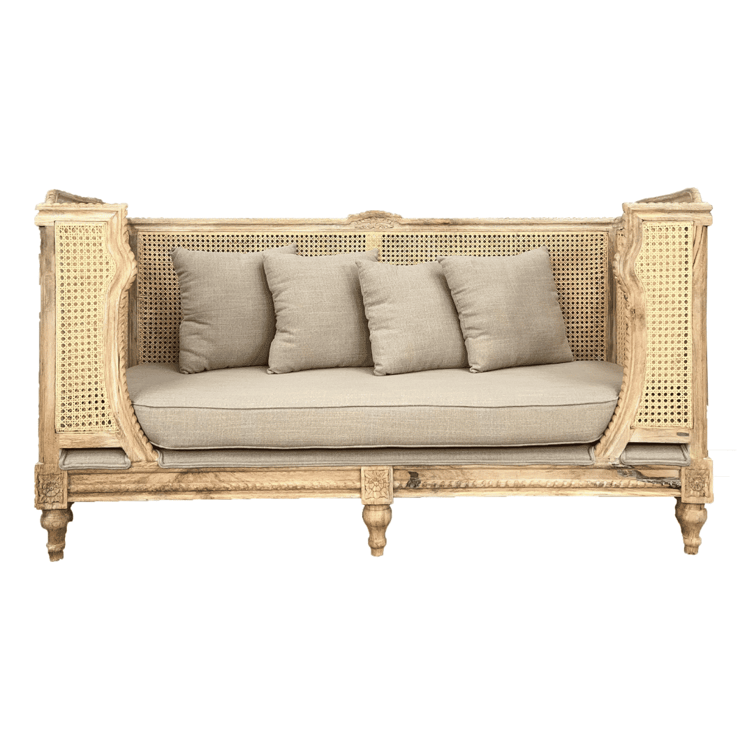 BUNGALOW DAY BED IN MANGO WOOD - MyChocolateWood
