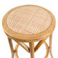 CAFE KITCHEN STOOL IN NATURAL 66CM HIGH - MyChocolateWood