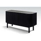 CANGGU SOLID TEAK SIDEBOARD 2 DOORS - BLACK - MyChocolateWood