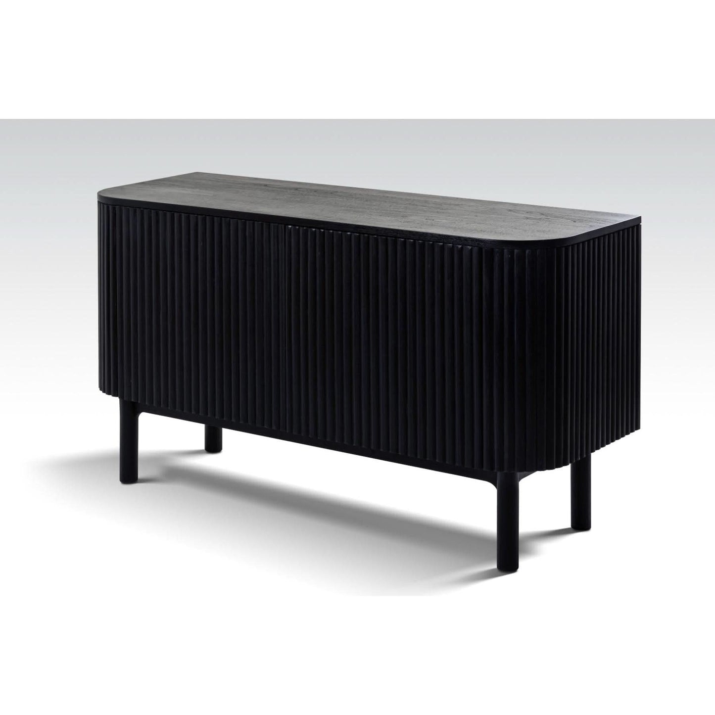 CANGGU SOLID TEAK SIDEBOARD 2 DOORS - BLACK - MyChocolateWood