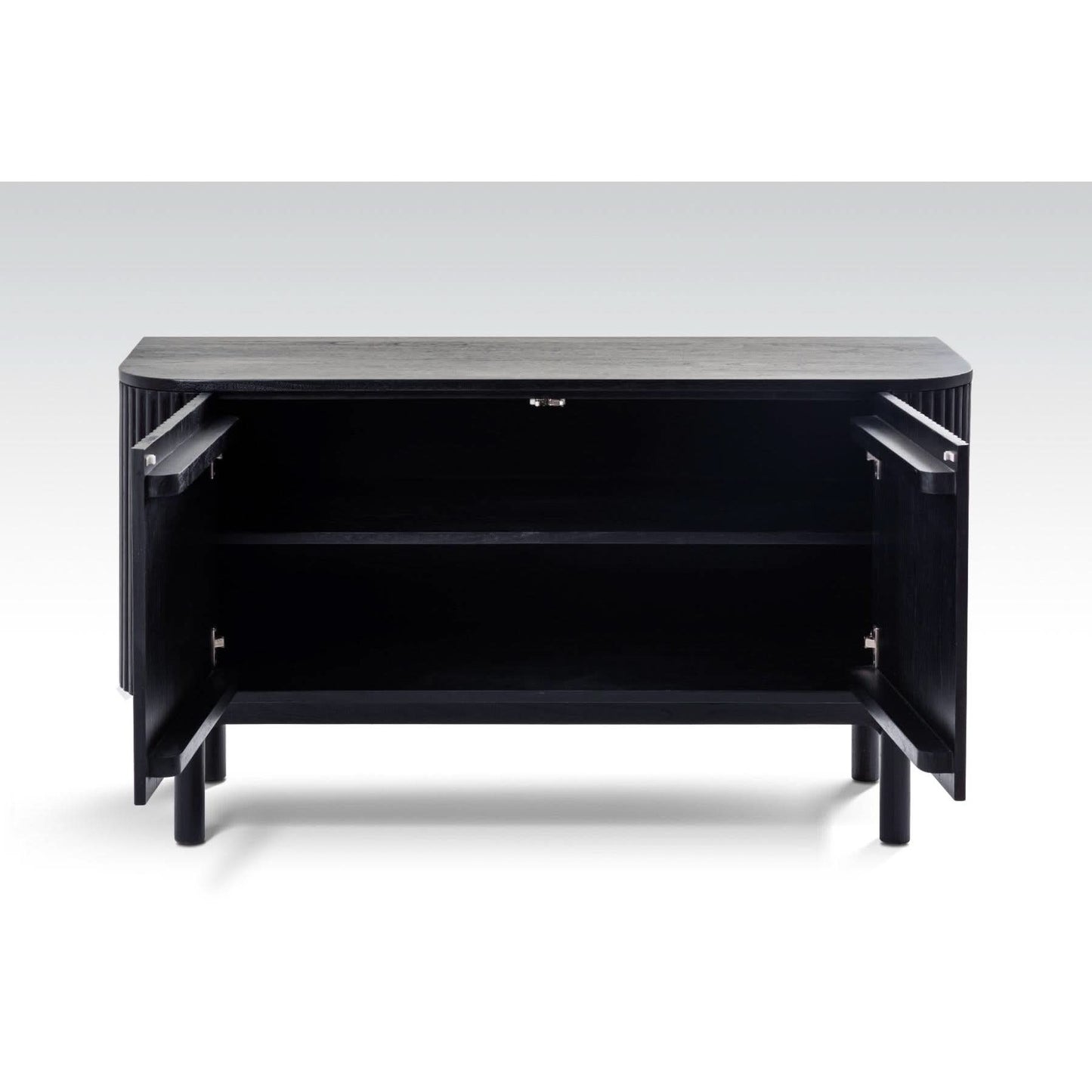 CANGGU SOLID TEAK SIDEBOARD 2 DOORS - BLACK - MyChocolateWood