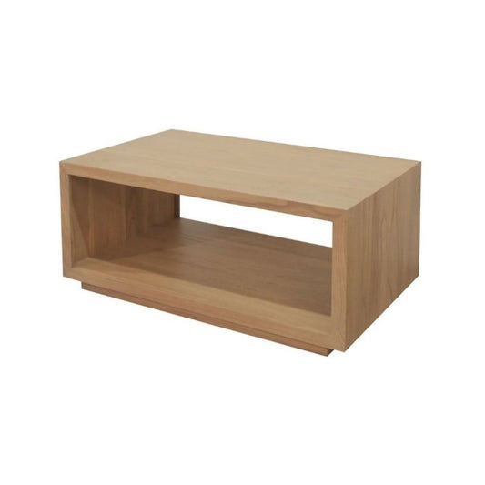 CARDEW SOLD WHITE CEDAR TIMBER COFFEE TABLE IN NATURAL - MyChocolateWood