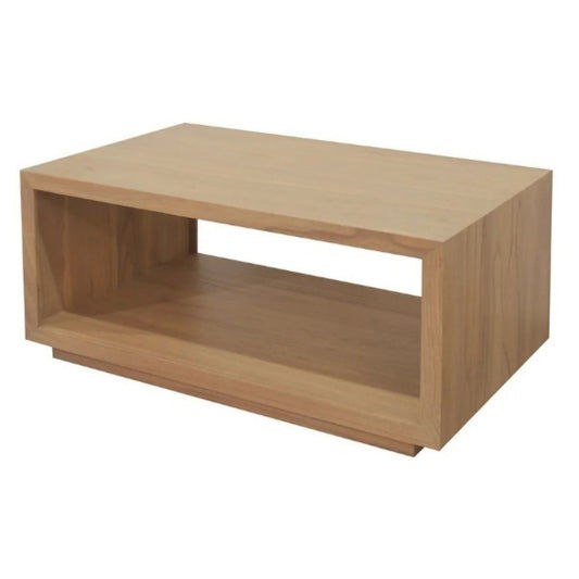 CARDEW SOLD WHITE CEDAR TIMBER COFFEE TABLE IN NATURAL