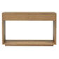 CARDEW SOLD WHITE CEDAR TIMBER CONSOLE TABLE/HALL TABLE 2 DRAWERS IN NATURAL - MyChocolateWood